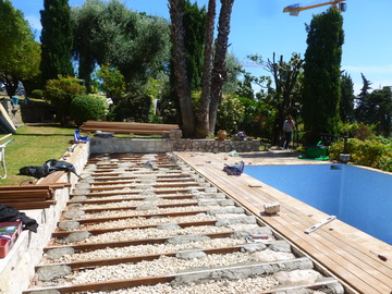 Rénovation plage piscine & rénovation intérieure